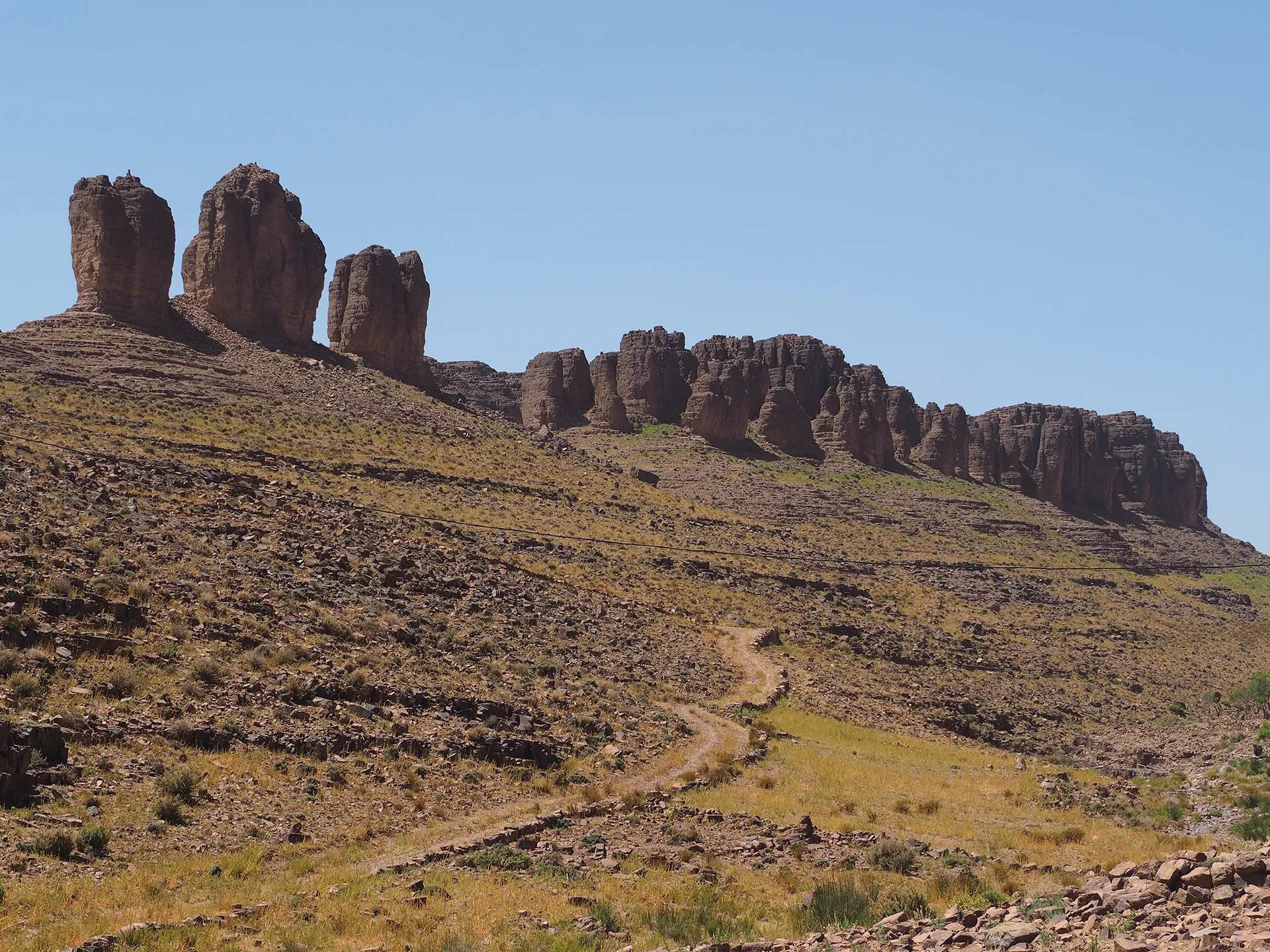 Formaciones extraordinarias, nómadas y pastores en las montañas del Saghro